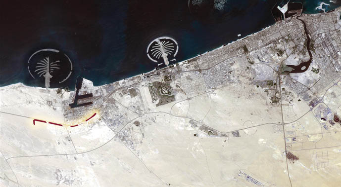 Aerial View - Jebel Ali Infrastructure Work Zones 1 and 2